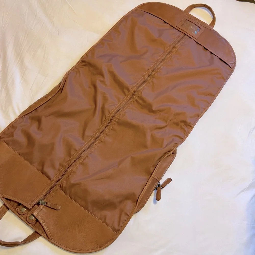 🌾 Clava Leather One Night Suiter Garment Bag